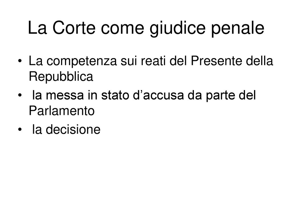 La Corte Costituzionale Ppt Scaricare